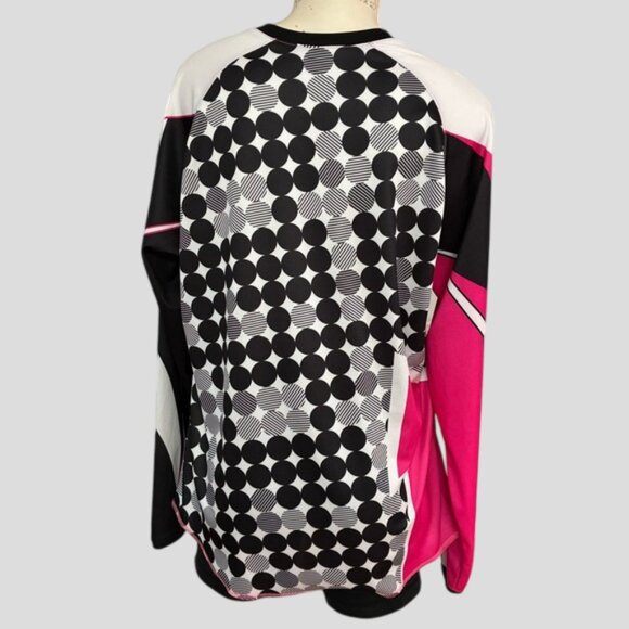 Shift Women's MX Jersey Black, White & Pink Size Large - Picture 2 of 16